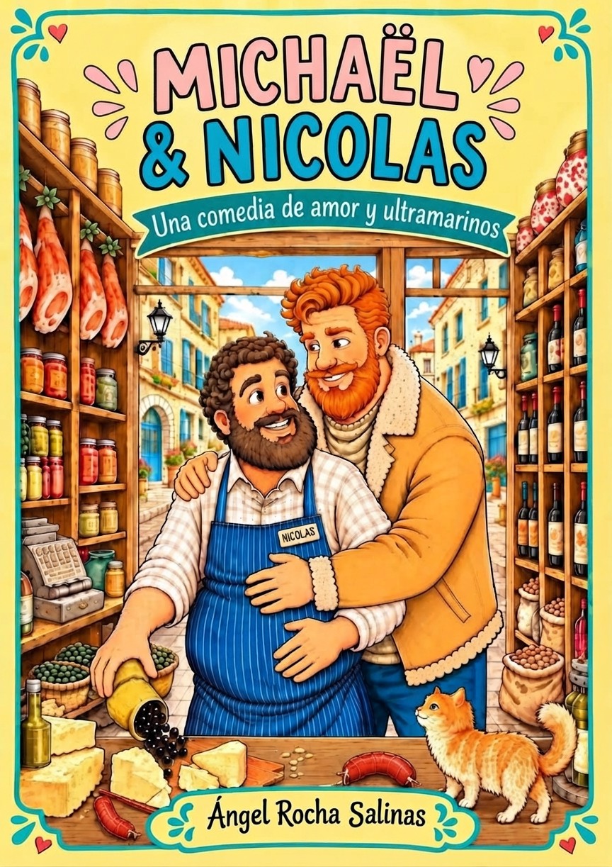 Portada del libro Michaël & Nicolas: Una comedia de amor y ultramarinos